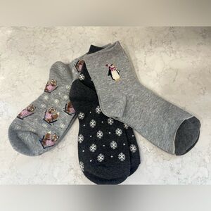 Old Navy Patterned Midi Socks Set - Set of 3